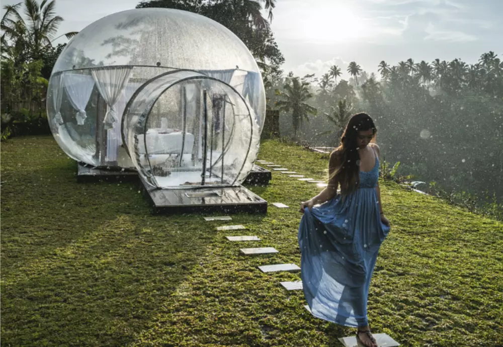 bubble winter tent